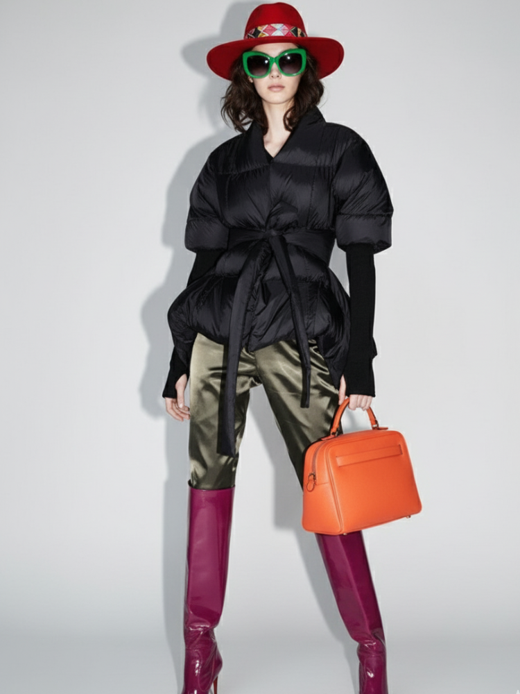 Tribeca Pleated Puffer Jacket  New York