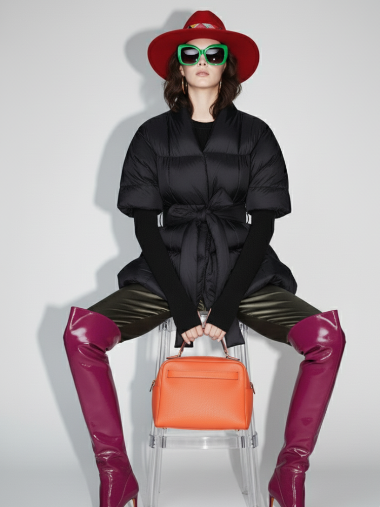 Tribeca Pleated Puffer Jacket  New York